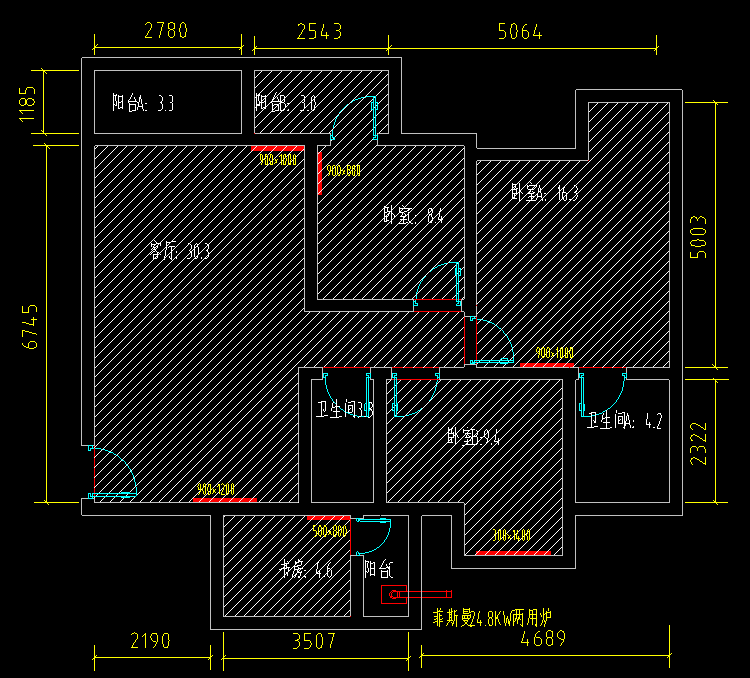 成都合院暖气片安装 家庭适用
